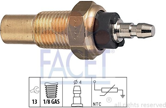 Sensor water temperature 7.3056 (FACET)