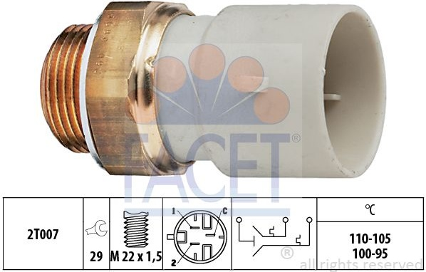 Switch cooling fan 7.5689 (FACET)