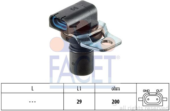 Sensor crankshaft position 9.0104 (FACET)