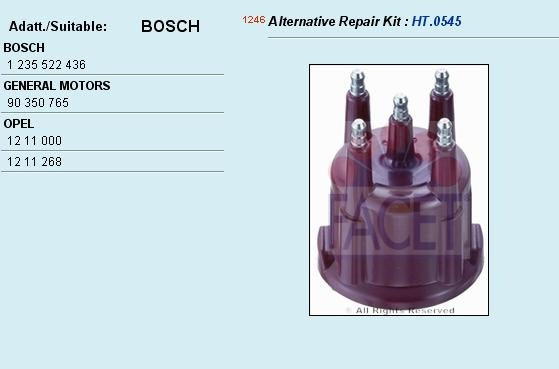 Distributor cap 2.7530/19 (FACET)