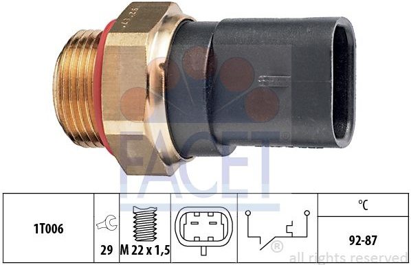 Switch cooling fan 7.5187 (FACET)