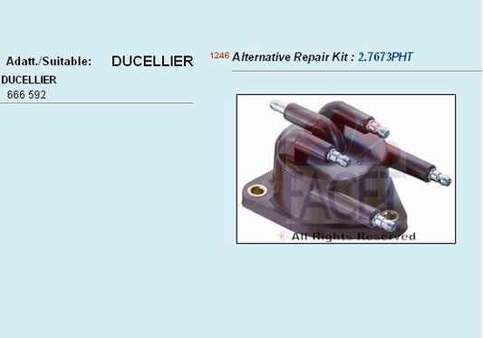 Distributor cap 2.7662 (FACET)