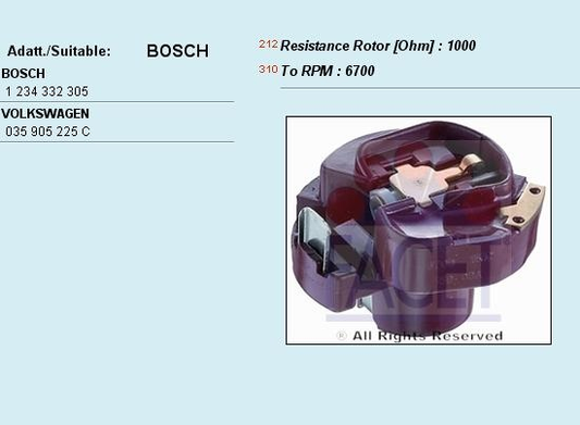 Distributor rotor 3.7559 (FACET)