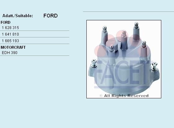 Distributor cap 2.7792 (FACET)