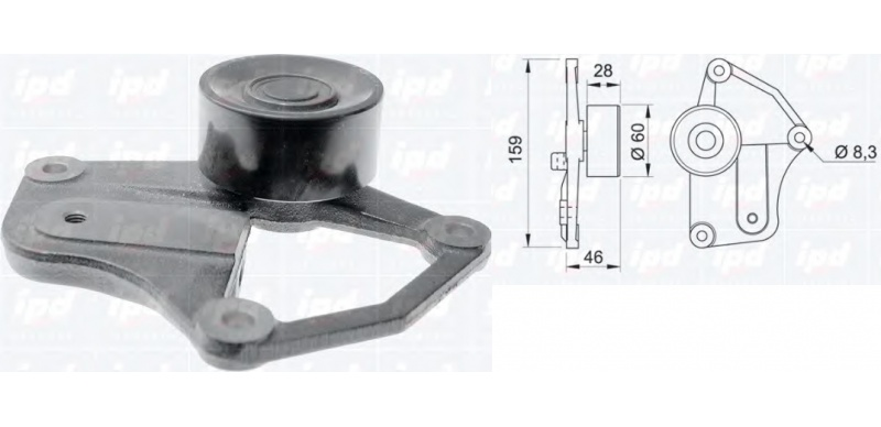 Tensioner belt 14-0523 (IPD)