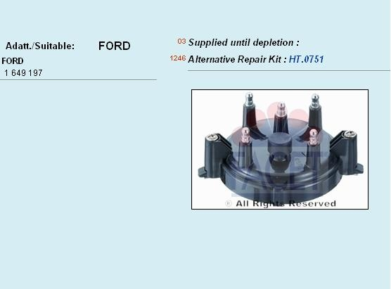 Distributor cap 2.7795 (FACET)