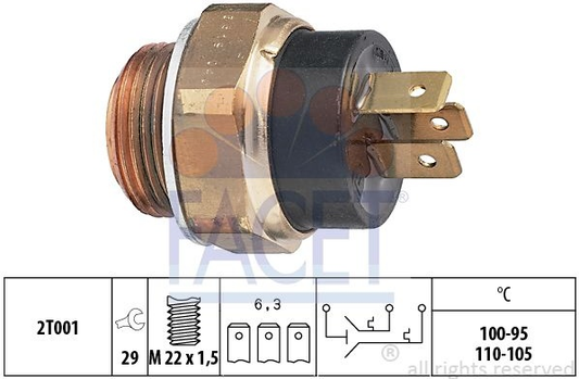 Switch cooling fan 7.5619 (FACET)