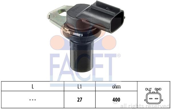 Sensor camshaft position 9.0308 (FACET)