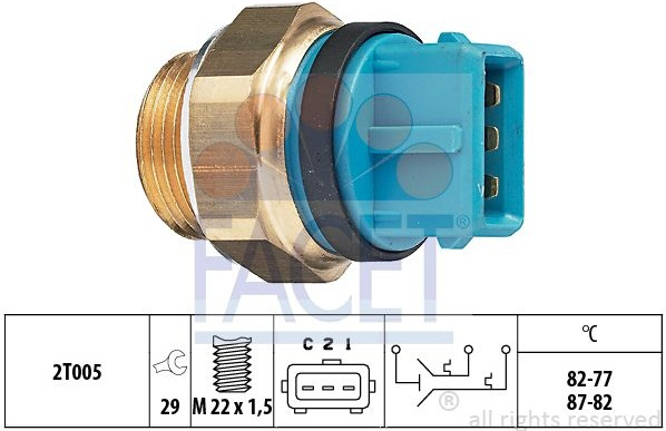 Switch cooling fan 7.5630 (FACET)