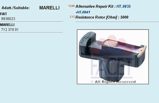 Distributor rotor 3.8247 (FACET)