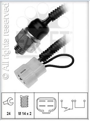 Switch reverse light 7.6170 (FACET)