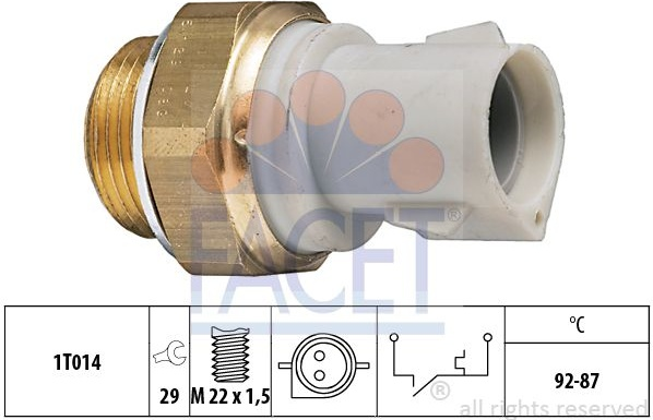 Switch cooling fan 7.5129 (FACET)