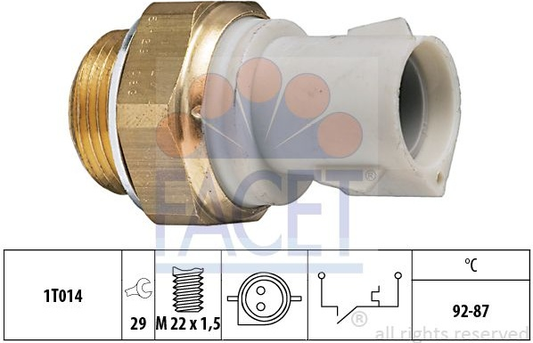 Switch cooling fan 7.5129 (FACET)