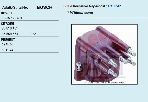 Distributor cap 2.7530/11 (FACET)