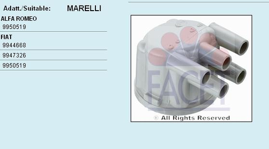 Distributor cap 2.8215 (FACET)