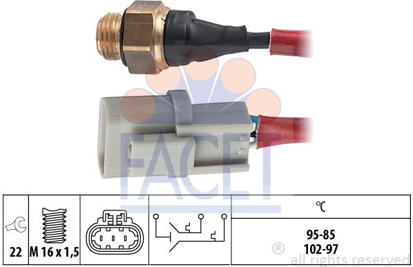 Switch cooling fan 7.5665 (FACET)