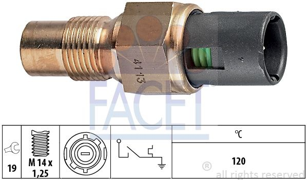 Sensor water temperature light 7.4113 (FACET)