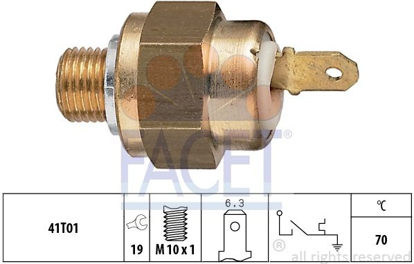 Sensor water temperature light 7.4100 (FACET)