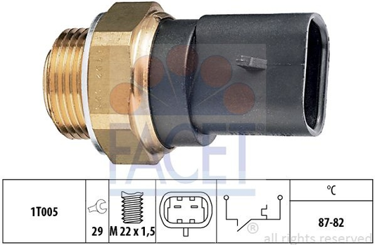 Switch cooling fan 7.5102 (FACET)