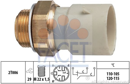 Switch cooling fan 7.5657 (FACET)