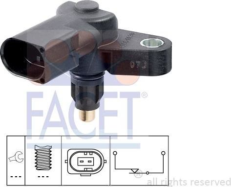 Switch reverse light 7.6253 (FACET)