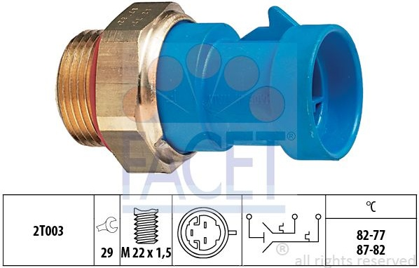 Switch cooling fan 7.5653 (FACET)