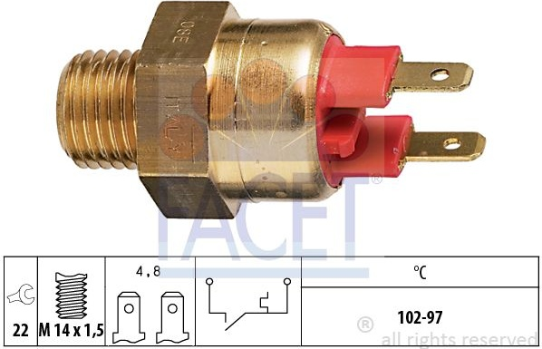 Switch cooling fan 7.5063 (FACET)