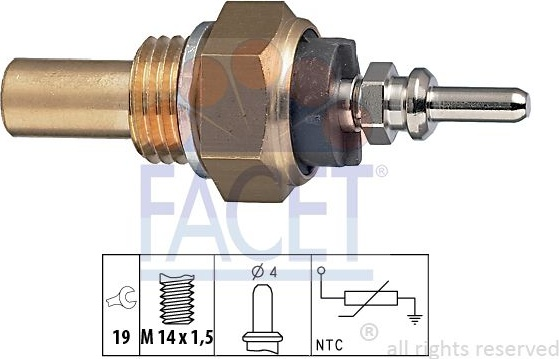 Sensor water temperature 7.3131 (FACET)