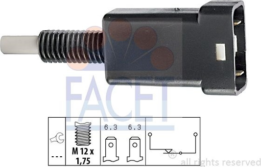 Switch STOP light 7.1003 (FACET)