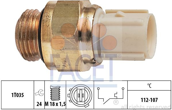 Switch cooling fan 7.5179 (FACET)