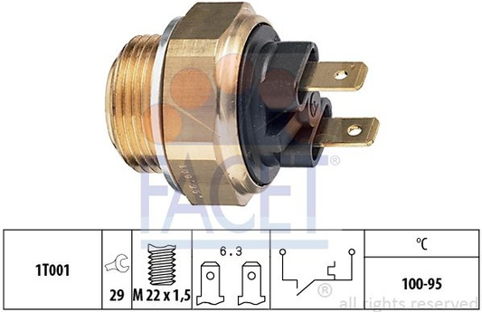 Switch cooling fan 7.5019 (FACET)