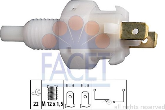 Switch STOP light 7.1004 (FACET)