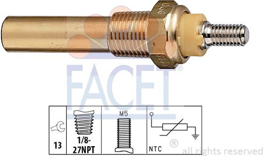 Sensor water temperature 7.3135 (FACET)