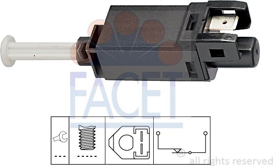 Switch STOP light 7.1056 (FACET)