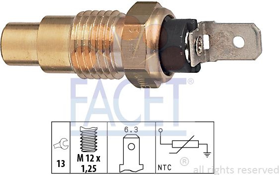 Sensor water temperature 7.3121 (FACET)