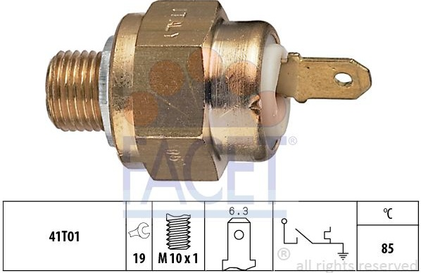 Sensor water temperature light 7.4086 (FACET)