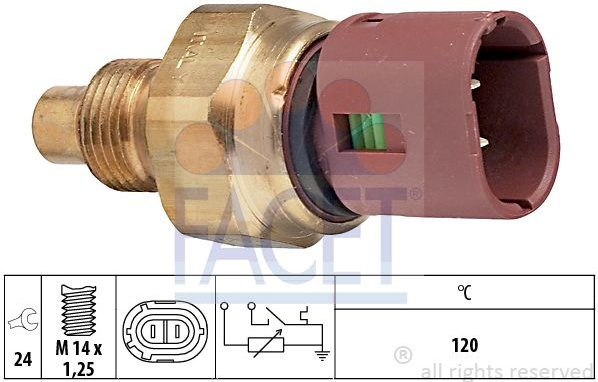 Sensor water temperature sender 7.3522 (FACET)