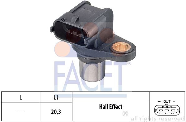 Sensor crankshaft position 9.0346 (FACET)