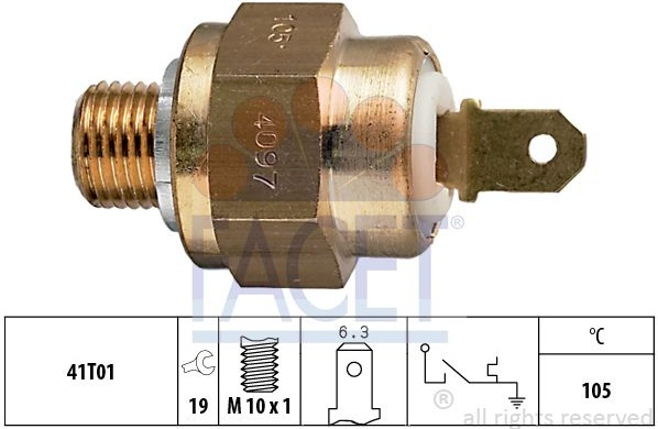 Sensor water temperature light 7.4097 (FACET)