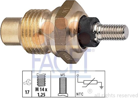 Sensor water temperature 7.3003 (FACET)