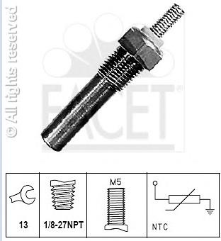 Sensor water temperature 7.3181 (FACET)