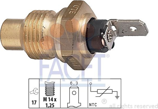 Sensor water temperature 7.3007 (FACET)