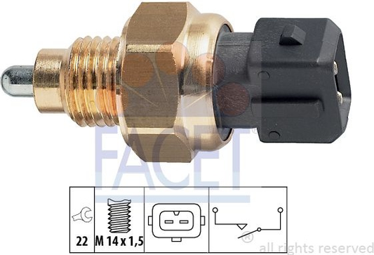 Switch reverse light 7.6108 (FACET)