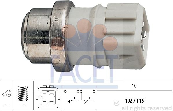 Sensor water temperature light 7.4108 (FACET)