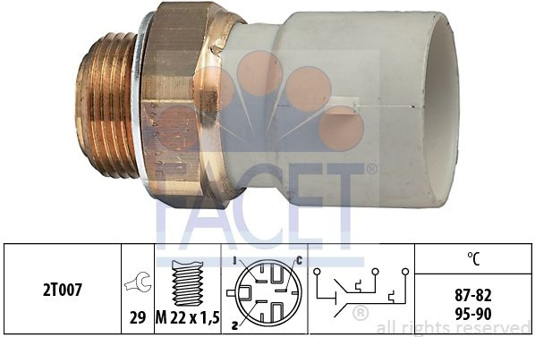 Switch cooling fan 7.5645 (FACET)