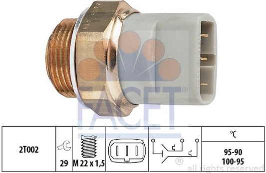 Switch cooling fan 7.5616 (FACET)