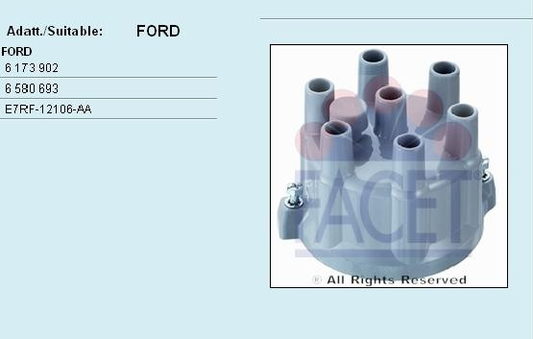 Distributor cap 2.7921 (FACET)