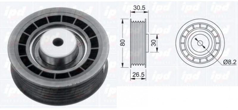 Tensioner belt 15-0458 (IPD)