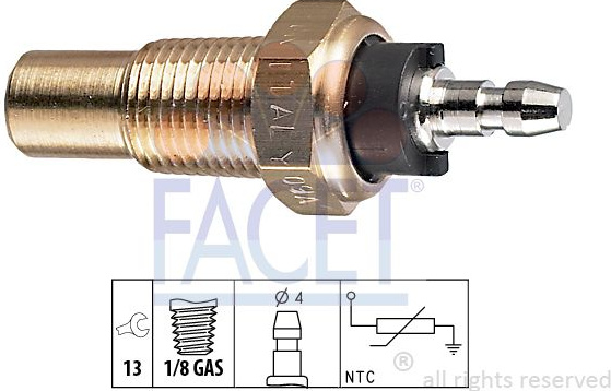 Sensor water temperature 7.3052 (FACET)