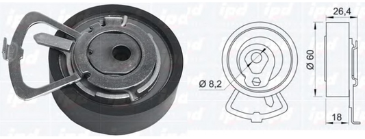 Tensioner belt 14-0139 (IPD)